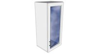 Corp suspendat cu 1 usa de sticla 450x1000x350