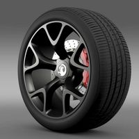 Vauxhall Insignia VRX wheel 3D Model