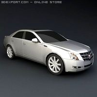Cadillac CTS sedan 3d model car 3D Model