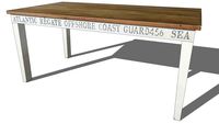 mesa madeira rustica