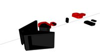 clamp 90° x morsetto