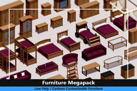 Low Poly Furniture Megapack