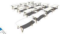 kinnarps oberon tables with wooden legs