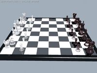 Chess Set 3D Model