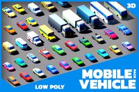 Mobile low poly vehicle