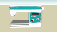 atelier, costura, máquina de costura