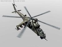 MI24 textured and animated 3D Model