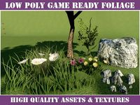 Game Foliage Low Poly Environment Assets 3D Model