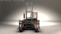 Hubtex Forklift DQ45D 3D Model