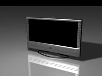 LCD TV 3D Model