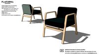 PLAFORMA FOXTROT ALL WOOD Poltrona Chair