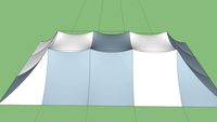 Toit de chapiteau 100' x 60'