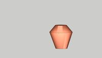 table d'appoint conique