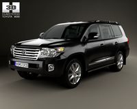 Toyota Land Cruiser J200 2013 3D Model