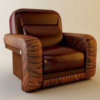 Florence Collection Fire chair 3D Model