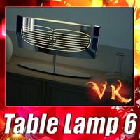 Modern Table Lamp 06 Maserati 3D Model