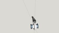 1.5' Alpha Laval Butterfly Valve Tri-Clamp
