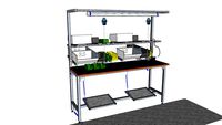 WORKSTATION SYSTEM KANBAN ROLLER CONVEYOR