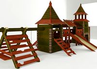 Game complex 3D Model
