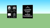 LAUNDROMAT WALL DECOR