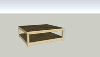Serena & Lily Blake Raffia Square Coffee Table