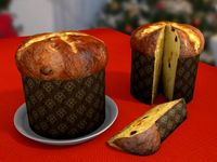 Panettone 3D Model