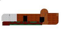 Earthship pianta con pavimenti