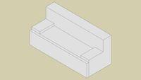 SOFA (GENERIC, 84IN. WIDE)