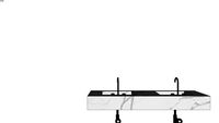 evier robinets 2Black and white picture frames
