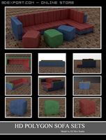 ID50013 Sofa n Couch Sets 3D Model