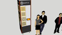 exhibidor 4 lados