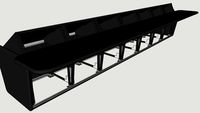 TBC CONSOLE PCR 7BAY BROADCAST TABLE