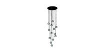 Hesmo - cascade lamp - hanging lamp