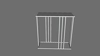 Hesmo - small console - metal furniture