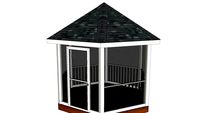 12ft gazebo screened