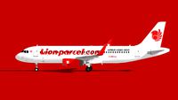 Lion Air Airbus A320-200 WL Lion Parcel 2
