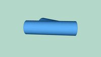 T-pipe 45 degree DN100