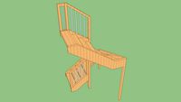 EScalier 2/4 tournant