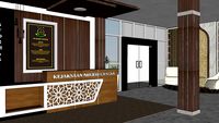 Reception desk kejaksaan negeri langsa