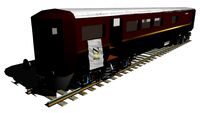 Luxary train with interior