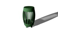 23 - PUFF GARDEM SEAT MADEIRA VERDE CELADON (8020) - Center Festas