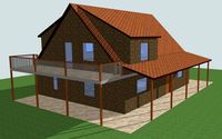 Elegant singlefamily house 3D Model