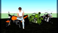 motocycle + Vray