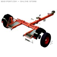 RAC Vehicle Recovery Trailer 3D Model