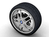 BMW wheel 3D Model