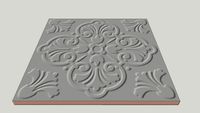 TWENTY DELUXE TD2 ARGENTO 18,5X18,5CM