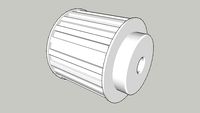 Pinion T10 a9-66t10-20f 20 dinti, Latime 50mm gaura fi12