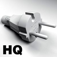 Electric Plug 3D Model