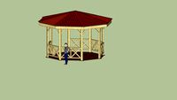 Kiosco para jardín