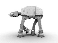 ATAT Star Wars 3D Model